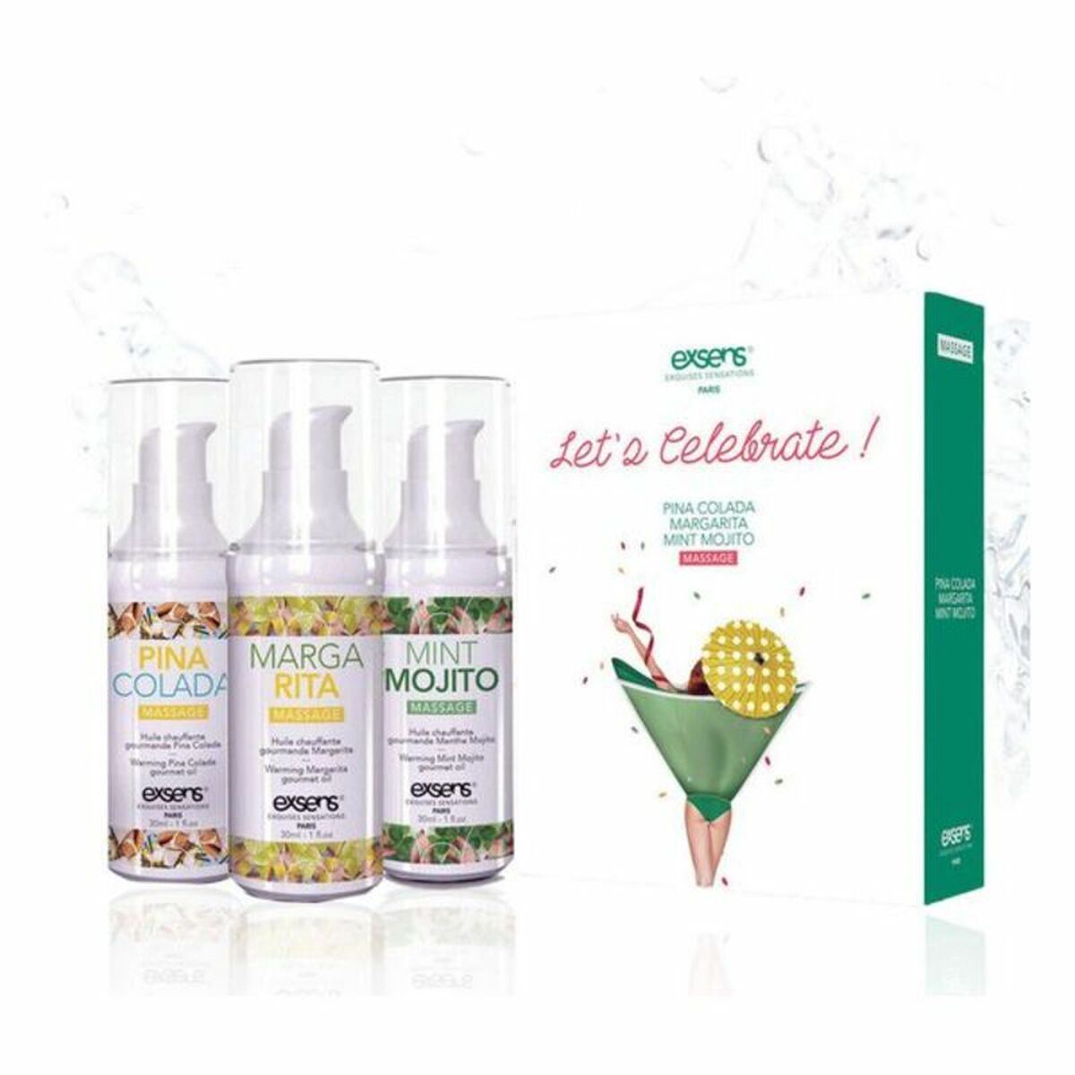 Aromatic Massage Oil Exsens 251726 30 ml 50 ml